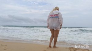 Пляж Karon, утром 17.09.24