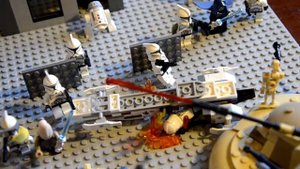 LEGO STAR WARS Самоделка "Атка на базу клонов"