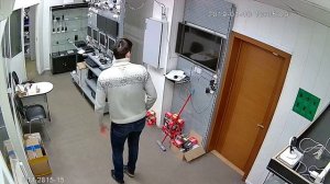 Видеокамера IP IVM-2815-15. 2MP, SC2235, HI3516EV100, 3.6мм, миниатюрная. Офис, день!