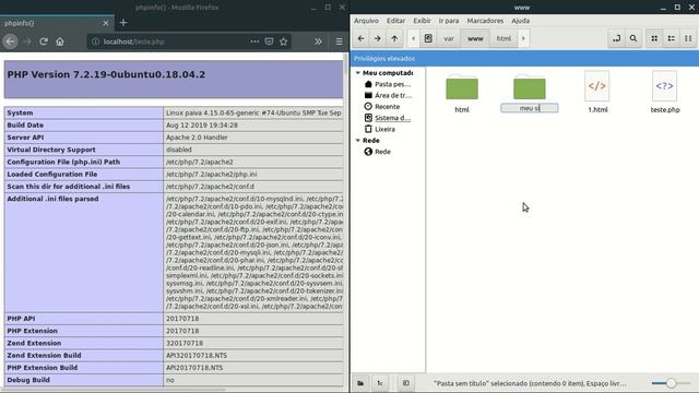 Apache/2.4.29 (Ubuntu) Server at localhost Port 80. Como alterar a pasta raiz do apache2 смотреть онлайн