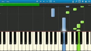 Ранетки - О Тебе (на пианино Synthesia)