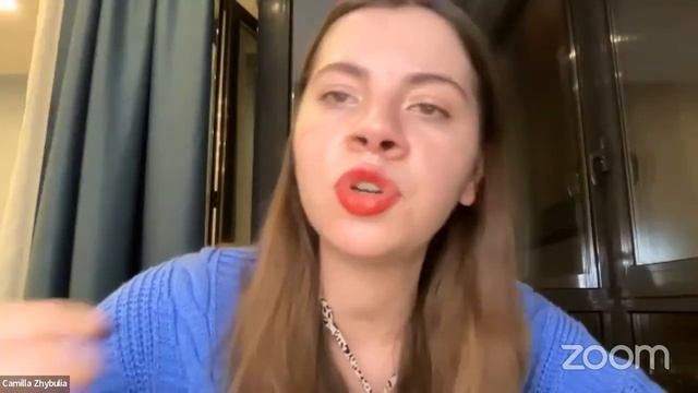 Zoom Meeting Camilla Zhybulia смотреть онлайн