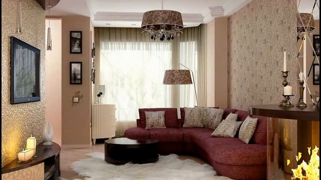 Маленькая гостиная, красивый дизайн интерьера - ремонт квартиры small living room