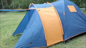 Палатка с тамбуром 1515. Двухслойная и влагостойкая