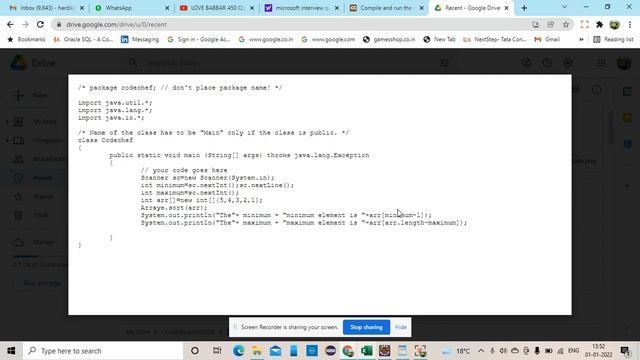 The Kth Max and Min Element of Array Solution in java || Love Babbar 450 DSA Questions || смотреть онлайн