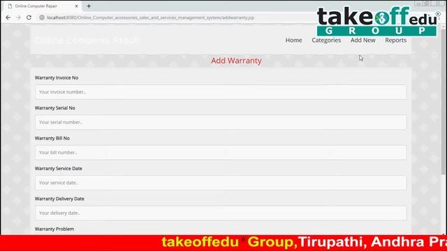 Online Computer Accessories Sales and Services Management System | PHP Web Application Projects