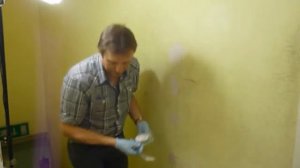 Silverhook Big Boy Ultra-Fine Body Filler repairing damage to plaster board IN RECORD TIME!