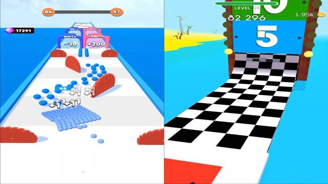 Satisfying Mobile Games 2023 - Canvas Run, Spiral Roll, Juice Run,A-Z Run, Blob Runner ... смотреть онлайн