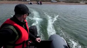 SOLAR Strannik 380 | Пробуем лодку на воде