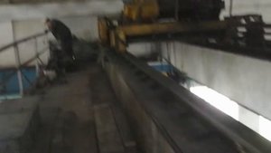 Приехали проводить экспертизу подкрановых путей и кранов.