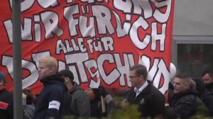 Нацисткая Демонстрация в Билефельдe: Германия -Часть Первая