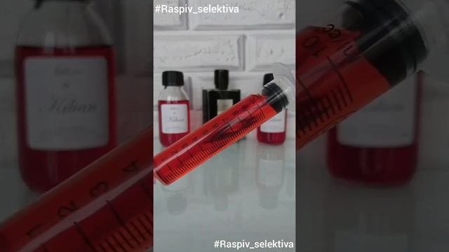 Распив селективной парфюмерии, отливанты