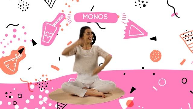 YOGIC / Yoga para Niños - Postura "Monos" - Juegos y canciones infantiles смотреть онлайн