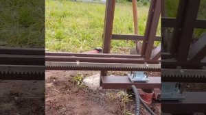 Работа привода для откатных ворот  R-Tech SL1000.