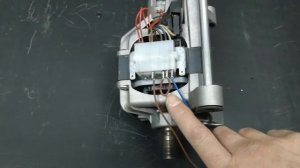 Подключение двигателя от стиральной машины.