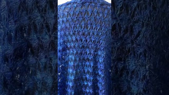 Кардиган пуховый «Тёмно-синий» смотреть онлайн