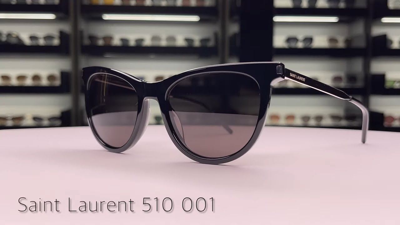 Пополнение товаров шоурума StockOptika – солнцезащитные женские очки Saint Laurent 510 001 из Италии