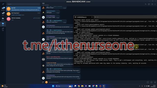 Telegram Fake Conversation Bot (Fake Hyper Plus) #telegrambot #telegram #crypto #cryptocurrency