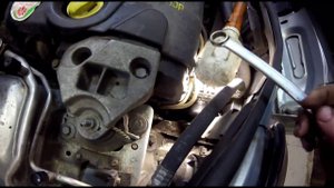 Замена приводного ремня Рено Кангу