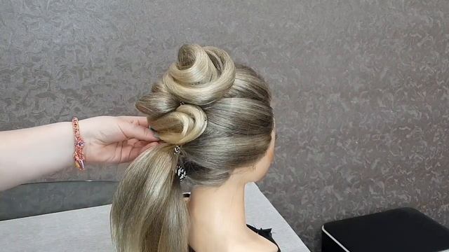 БЫСТРАЯ и ЛЁГКАЯ прическа для ЛЕНИВЫХ / Учебник по прически