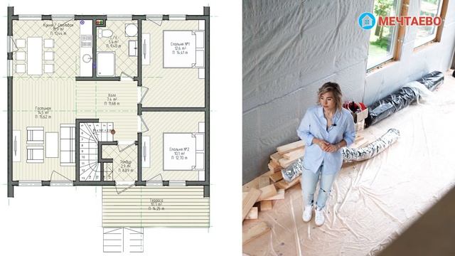 Барнхаус - амбар или house? Обзор каркасного амбарного дома 141 кв.м. смотреть онлайн