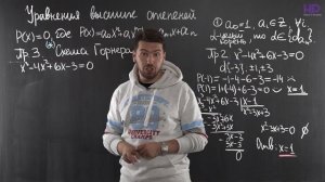 Алгебра, 9 класс | Теорема Безу, уравнения высших степеней