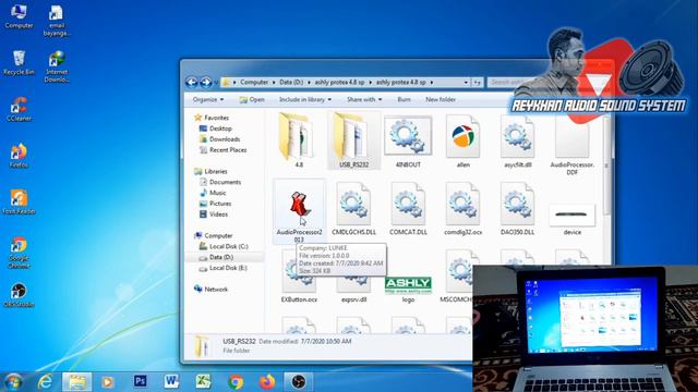 CARA INSTALASI DLMS ASHLY PROTEA 4.8SP KE LAPTOP