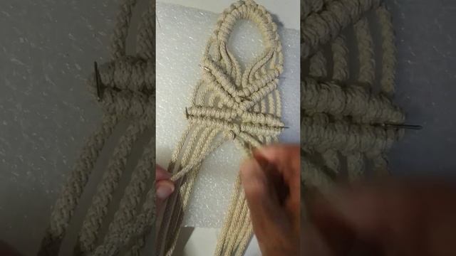 МАСТЕР КЛАСС Макраме. Плетение Кашпо Часть 3 " Пионерский узел"#макраме #плетение  #кашпо #цветок