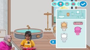 GAME TOCA WORLD BARENG BUNDA BIKIN RUMAH