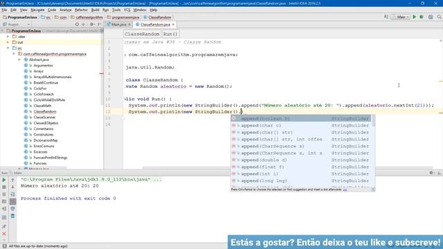 Programar em Java #38 - Classe Random смотреть онлайн