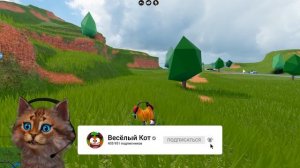 История ПОБЕГ ИЗ ТЮРЬМЫ в РОБЛОКС (Roblox Jailbreak Story) Весёлый Кот