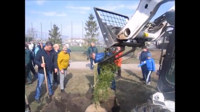 Акция по озеленению детского сквера в Шакше смотреть онлайн