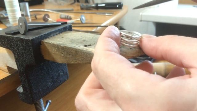 Кольцо из серебра своими руками