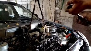 Купил ланос с кулаком дружбы!СНЯТИЕ ДВС