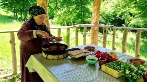 Новый Рецепт. Готовим на Природе. Фаршированный Картофель и Жареные Баклажаны