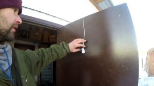 Как работает котел Космос длительного горения в -20. Как обогреть сарай зимой! Отопление на ферме.