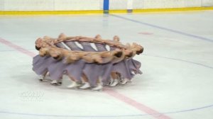 Команда " САНРАЙЗ" Санкт- Петербург 2018. Синхронное фигурное катание на коньках.
