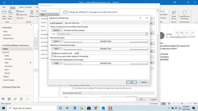 How to Mark your Comments with your Name in a reply or forward email in Outlook - Office 365 смотреть онлайн