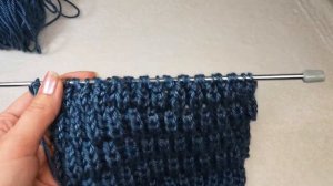 №161 Сказочно воздушный и объемный узор спицами  на основе английской резинки. Для свитера оверсайз