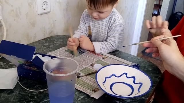 завершение нашей тарелки из газеты ч3!!!!!!! смотреть онлайн