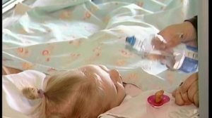 Ребенок в ожоговом отделении больницы