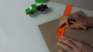 Как сделать грузовик из картона - чертеж развертки кабины "Катюши"