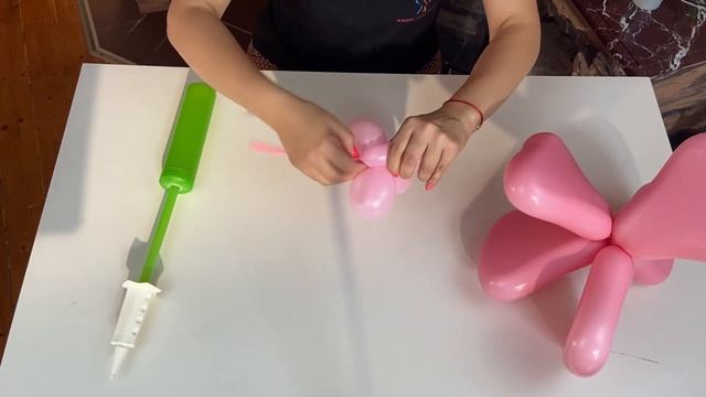 Цветок из шариков своими руками смотреть онлайн