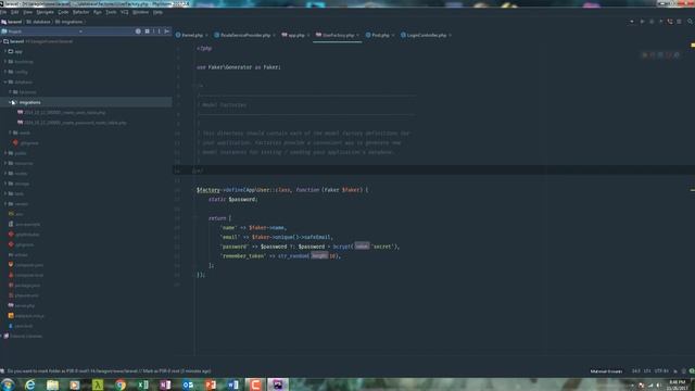 1.6 Laravel 5.5 from scratch - Laravel project files and folders | laravel folder structure tutoria