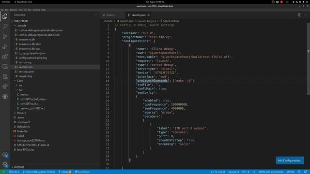 Debugging STM32 in VSCODE with stlink and jlink | VIDEO 45