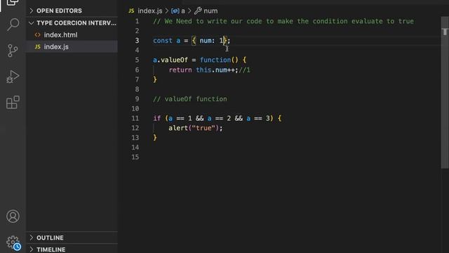 Can (a==1 && a==2 && a==3) evaluate to true in JavaScript | JavaScript Tricky Interview Question
