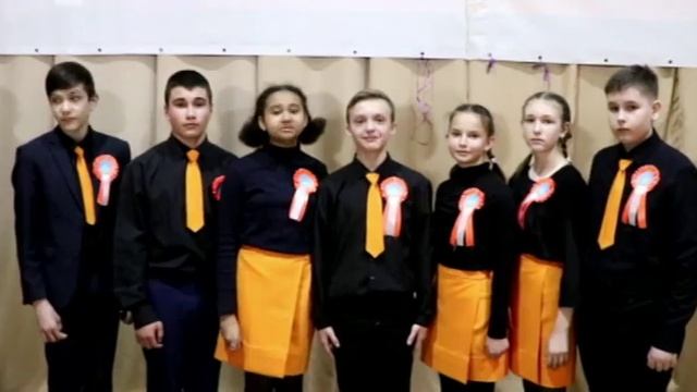 Поздравление с Днем пожарной охраны от ДЮП "Юные спасатели" из Новосильского района!