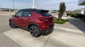 Red 2022 Chevrolet Trailblazer RS Review Calgary AB - Wolfe Calgary