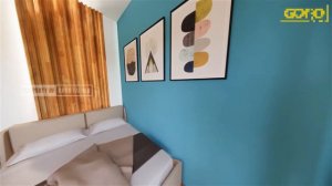 Small House 3 x 6 Meters (18 Sqm) Modern Style With 2 Bedroom, Living Room, and Balcony