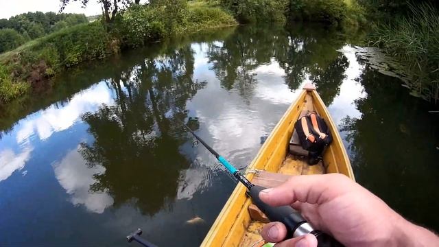 РЫБАЛКА НА МИКРОРЕЧКЕ!!!ГОЛАВЛЬ!!БЛЕСНА MAD FISH смотреть онлайн